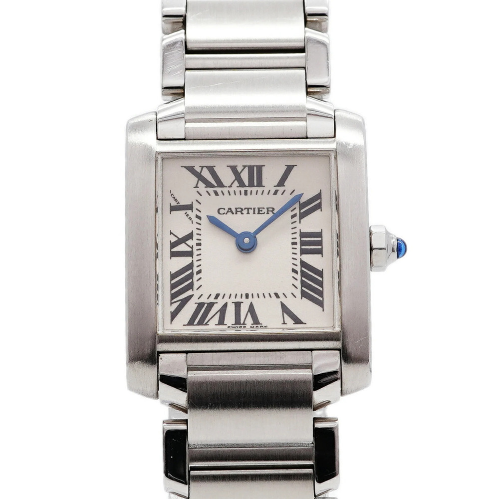 Cartier Tank Française SM W51008Q3 Ivory Dial Women's Watch